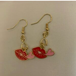 Kissing Lip Earrings